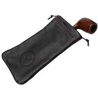 Stands & Pouches Claudio Albieri Smokingpipes Leather Pipe Bag Black