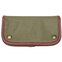 Stands & Pouches Claudio Albieri Italian Leather Tobacco Pouch Deluxe Olive/Chestnut