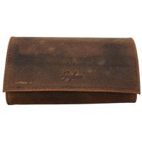 Brigham 2 Pipe Black Leather Case - Revolucion Lifestyles