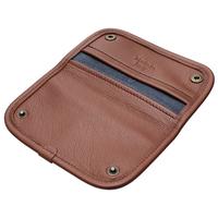 Stands & Pouches Claudio Albieri Italian Leather Tobacco Pouch Deluxe Dark Blue/Russet