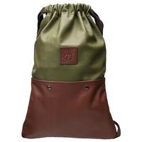 Stands & Pouches Claudio Albieri Italian Leather Backpack for 3 Pipes Olive/Chestnut