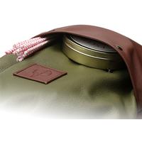 Stands & Pouches Claudio Albieri Italian Leather Backpack for 3 Pipes Olive/Chestnut