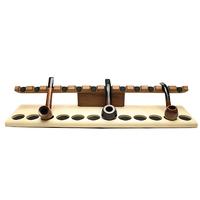 Stands & Pouches Neal Yarm Tilt Head 12 Pipe Stand Mahogany and Maple