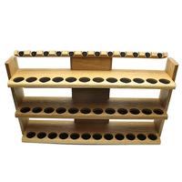 Stands & Pouches Neal Yarm 36 Pipe Three Tier Pipe Stand Oak