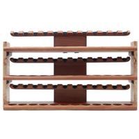 Stands & Pouches Neal Yarm 36 Pipe Three Tier Pipe Stand Mahogany and Stained Maple