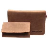 Stands & Pouches Erik Stokkebye 4th Generation 3 Pipe Combo Pouch Hunter Brown