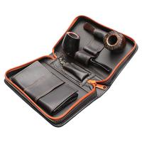 Stands & Pouches Erik Stokkebye 4th Generation 3 Pipe Combo Pouch Black