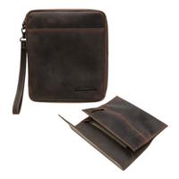 Stands & Pouches Erik Stokkebye 4th Generation 4 Pipe Combo Pouch - Hunter Brown