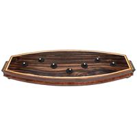 Pipe Accessories Neal Yarm Macassar Ebony with Brass Handles 7 Pipe Stand
