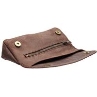Stands & Pouches Savinelli Suede Combo Pouch Brown