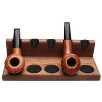 Stands & Pouches Neal Yarm Solid Back 5 Pipe Stand Mahogany