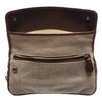 Stands & Pouches Chacom Leather and Canvas 2 Pipe Bag