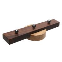 Stands & Pouches Michail Kyriazanos Stand with White Oak and Rosewood 3 Pipe