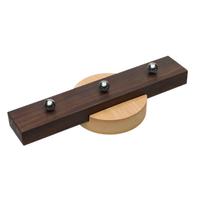 Stands & Pouches Michail Kyriazanos Ash and Wenge Wood 3 Pipe Stand