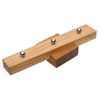 Stands & Pouches Michail Kyriazanos Cherry and Oak Wood 3 Pipe Stand