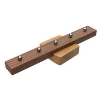 Stands & Pouches Michail Kyriazanos Indian Palisander and Oak Wood 5 Pipe Stand