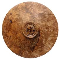 Tobacco Jars Scott Tinker 7 Inch Spalted Mable Burl Tobacco Plate