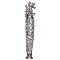 Tampers & Tools Glotov Smoking Cat Electroplated Brass Tamper with Case