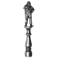 Tampers & Tools Larry Blackett Lone Fisherman Pewter Tamper