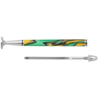 Tampers & Tools 8deco Lucky 8 Tamper Emerald & Yellow Swirl