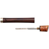Tampers & Tools Bruno Nuttens Tamper - Asian Rosewood with Brass, Gold Amboyna Burl and Pick