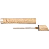 Tampers & Tools Bruno Nuttens Tamper - Curly White Teak with Brass and Pick