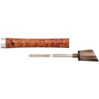 Tampers & Tools Bruno Nuttens Tamper - Gold Amboyna Burl with Nickel, Horn and Pick