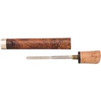 Tampers & Tools Bruno Nuttens Tamper - Teak Burl with Brass, Mindy Wood and Pick
