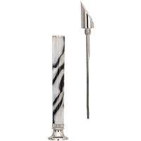 Tampers & Tools 8deco Tamper - Kokka Pearl and Black Swirl Silver Tamper