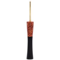 Tampers & Tools Scott Tinker Tamper - Narwhal Amboyna Burl and Gaboon Ebony with Brass Pick