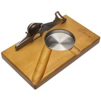 Cutters & Accessories Fox Club Cigar Cutter with Ashtray