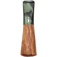 Cutters & Accessories Jacono Toscano Mouthpiece - Olivewood Octagon (Green Tapered Stem)