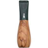 Cutters & Accessories Jacono Toscano Mouthpiece - Olivewood Bulb (Emerald Tapered Stem) (E)