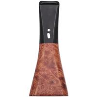 Cutters & Accessories Jacono Toscano Mouthpiece - Briar Square (Black Tapered Stem) (E)