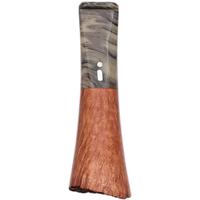 Cutters & Accessories Jacono Toscano Mouthpiece - Briar Flare (Grey and Black Swirl Tapered Stem) (E)