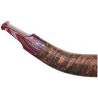 Cutters & Accessories Jacono Toscano Mouthpiece - Brown Briar Angled Classic (Red and Blue Swirl Saddle Stem) (EE)