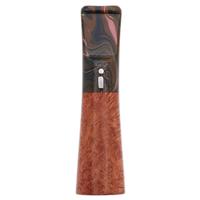 Cutters & Accessories Jacono Toscano Mouthpiece - Briar Classic (Pink, Blue and Brown Swirl Saddle Stem)