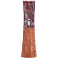 Cutters & Accessories Jacono Toscano Mouthpiece - Briar Octagon (Red and White Swirl Tapered Stem) (E)