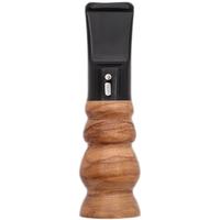 Cutters & Accessories Jacono Toscano Mouthpiece - Olivewood Beehive (Black Saddle Stem) (E)