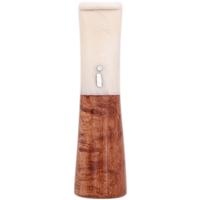 Cutters & Accessories Jacono Toscano Mouthpiece - Briar Classic (White Swirl Tapered Stem) (E)