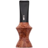 Cutters & Accessories Jacono Toscano Mouthpiece - Briar Hourglass (Black Tapered Stem) (EE)