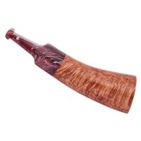 Cutters & Accessories Jacono Toscano Mouthpiece - Briar Angled Classic (Red and Blue Swirl Stem) (EE)