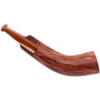 Cutters & Accessories Jacono Toscano Mouthpiece - Briar Angled Classic (Orange and White Swirl Saddle Stem) (EE)