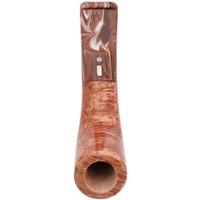 Cutters & Accessories Jacono Toscano Mouthpiece - Briar Bent Classic (Brown and White Swirl Saddle Stem) (EE)