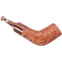 Cutters & Accessories Jacono Toscano Mouthpiece - Briar Bent Classic (Brown and White Swirl Saddle Stem) (EE)