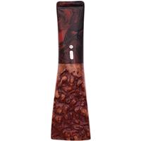 Cutters & Accessories Jacono Toscano Mouthpiece- Briar Plateau (Black and Orange Swirl Tapered Stem) (E)