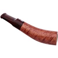 Cutters & Accessories Jacono Toscano Mouthpiece- Briar Angled Classic (Black and Red Swirl Saddle Stem) (EE)