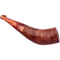 Cutters & Accessories Jacono Toscano Mouthpiece- Briar Angled Classic (Orange Shimmer Tapered Stem) (EE)