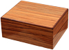 Humidors & Travel Cases Savoy Zebrawood Medium Humidor