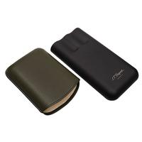 Humidors & Travel Cases S.T. Dupont Three Cigar Case Khaki